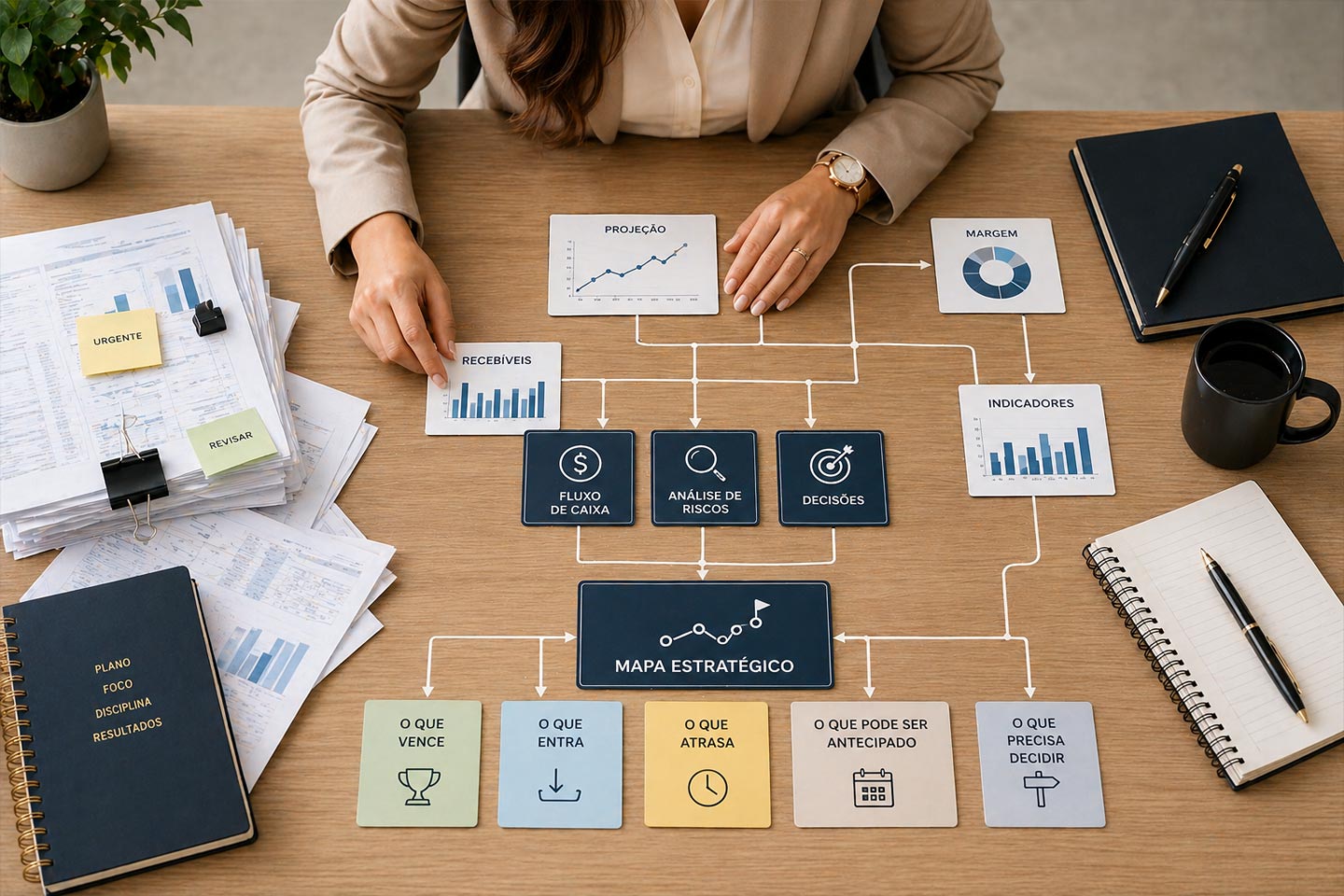 Organização financeira empresarial